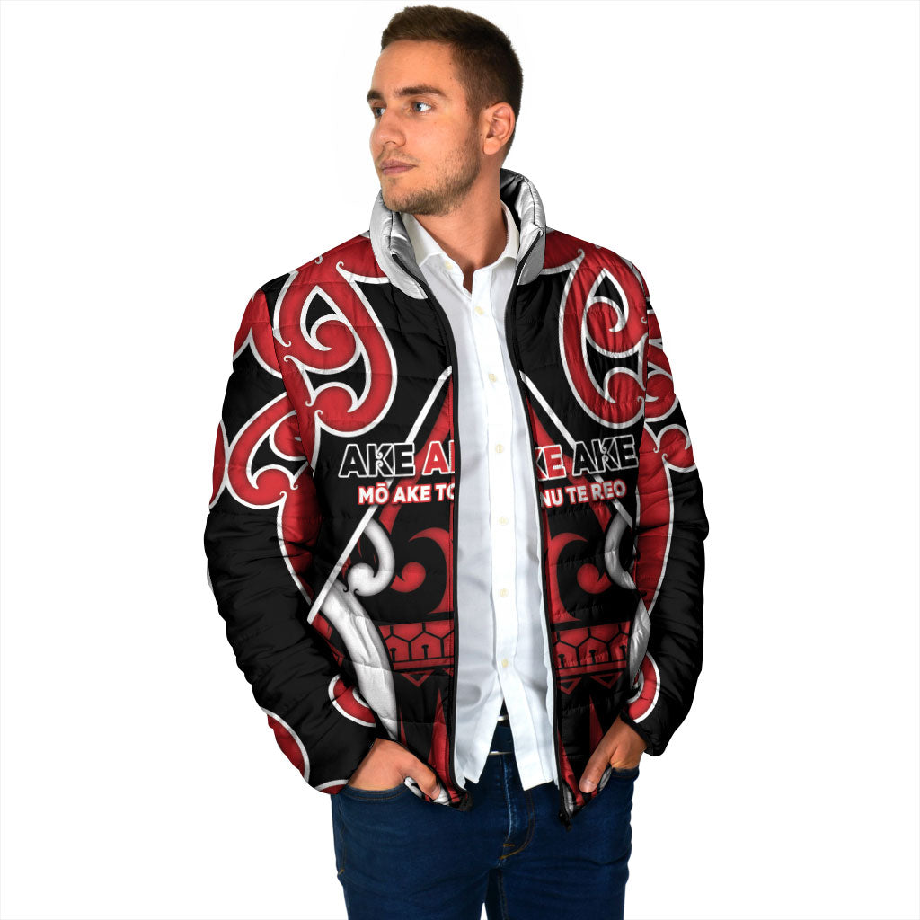 New Zealand Maori Language Week Padded Jacket Mo Ake Tonu Te Reo LT05 - Polynesian Pride