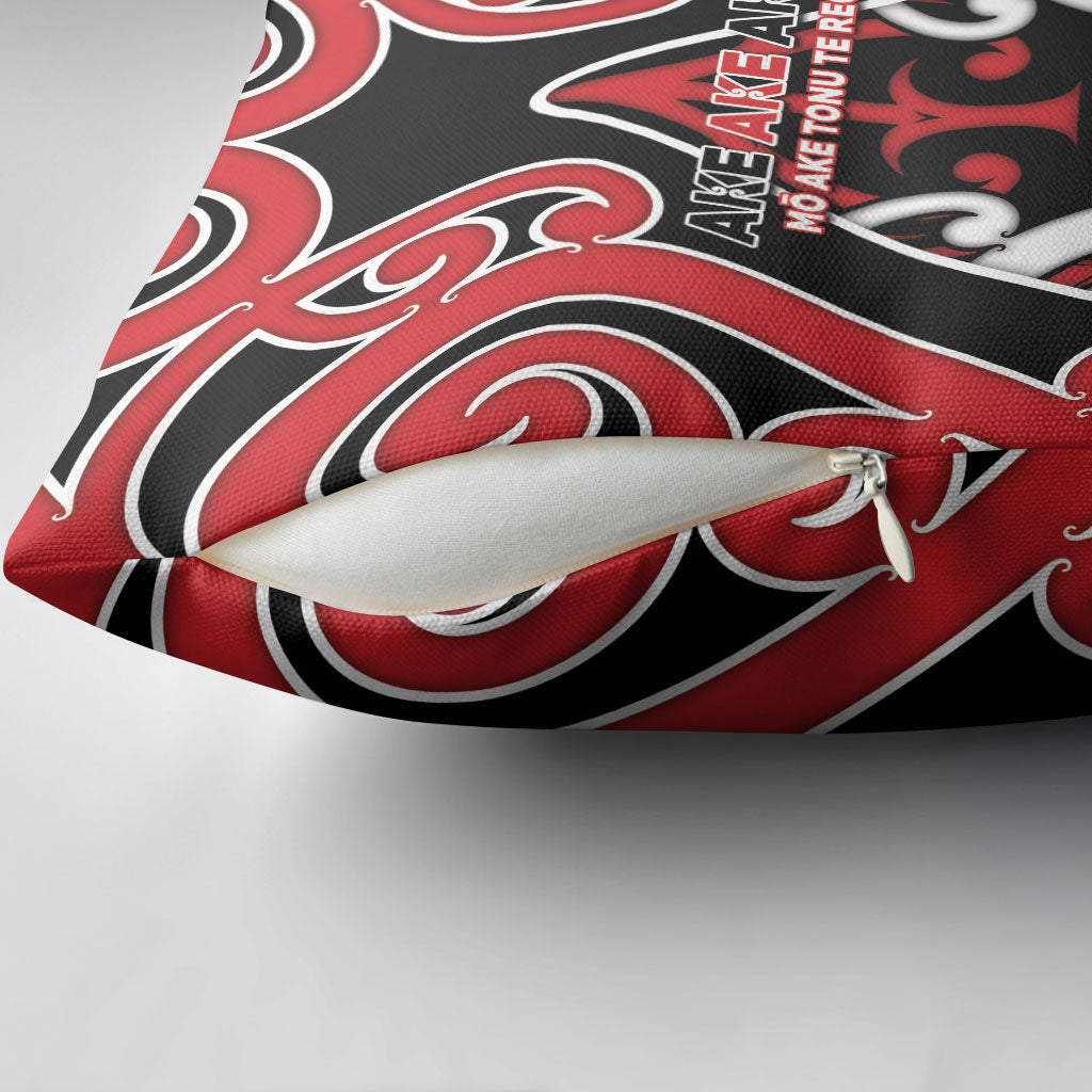 New Zealand Maori Language Week Pillow Cover Mo Ake Tonu Te Reo LT05 - Polynesian Pride
