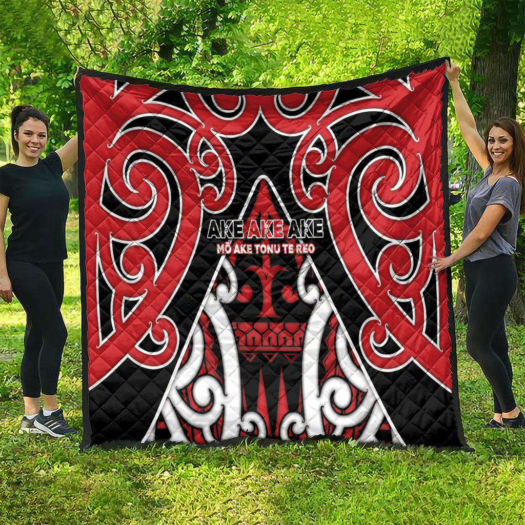 New Zealand Maori Language Week Quilt Mo Ake Tonu Te Reo LT05 - Polynesian Pride