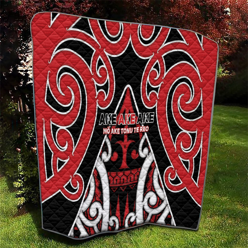 New Zealand Maori Language Week Quilt Mo Ake Tonu Te Reo LT05 - Polynesian Pride