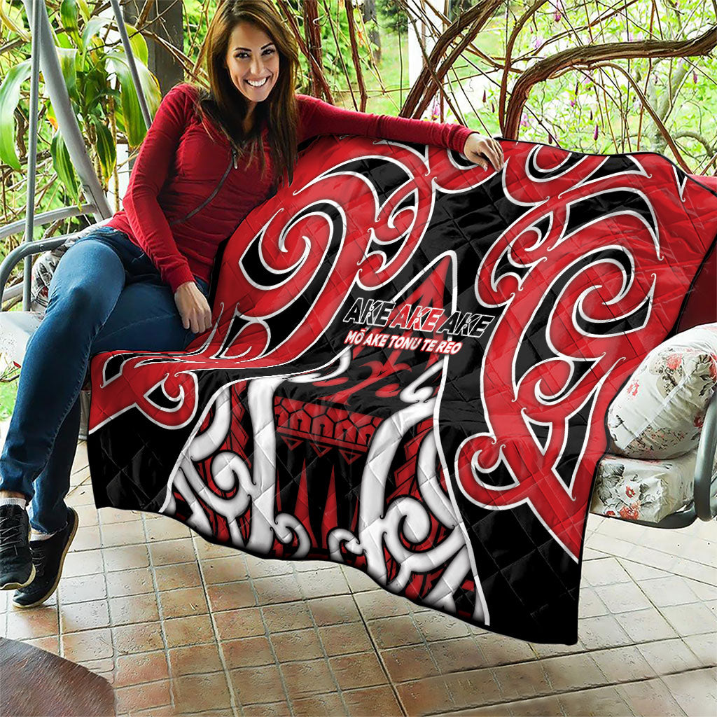 New Zealand Maori Language Week Quilt Mo Ake Tonu Te Reo LT05 - Polynesian Pride