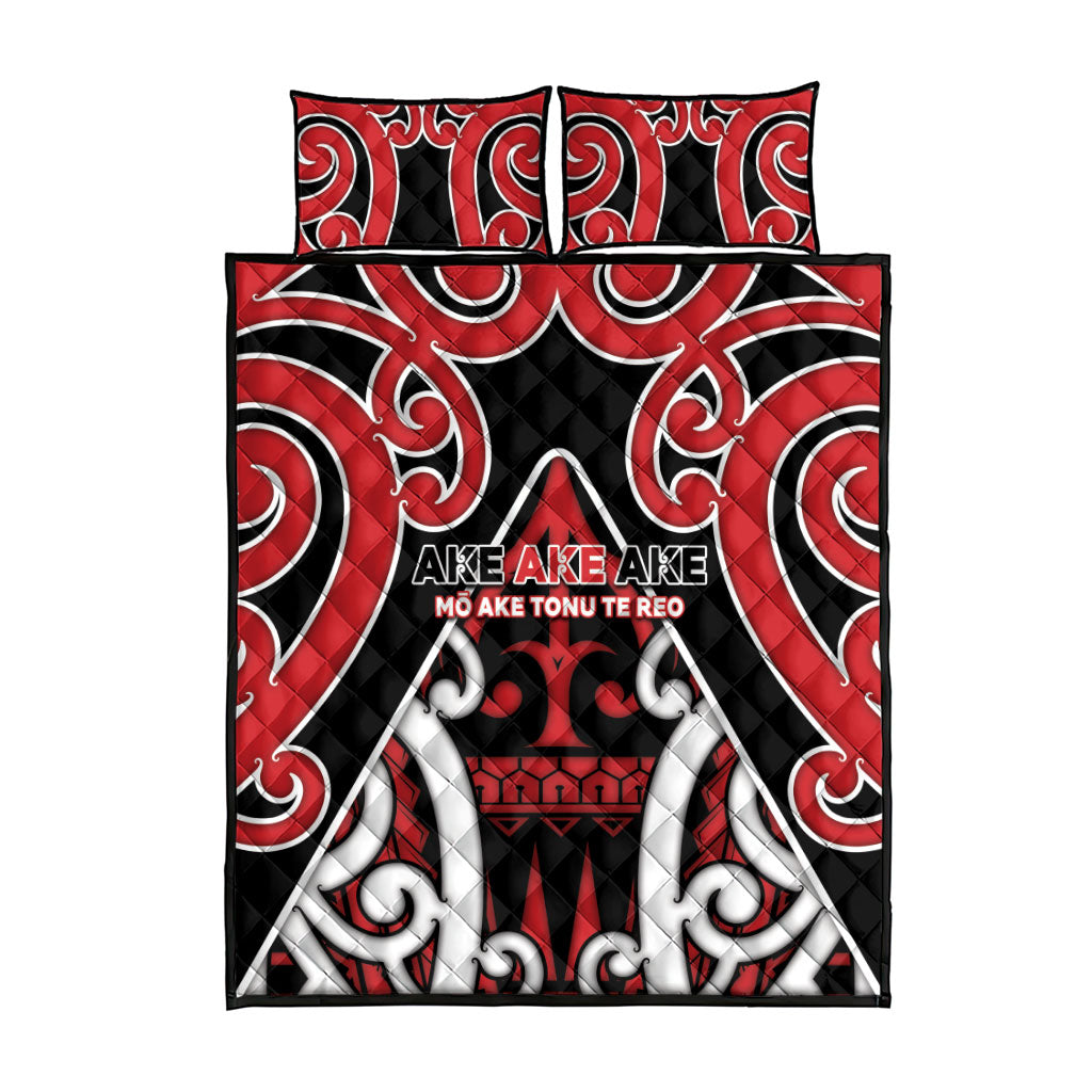 New Zealand Maori Language Week Quilt Bed Set Mo Ake Tonu Te Reo LT05 - Polynesian Pride