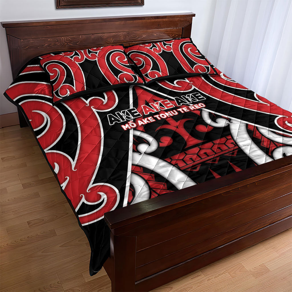 New Zealand Maori Language Week Quilt Bed Set Mo Ake Tonu Te Reo LT05 - Polynesian Pride