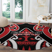 New Zealand Maori Language Week Round Carpet Mo Ake Tonu Te Reo LT05 - Polynesian Pride