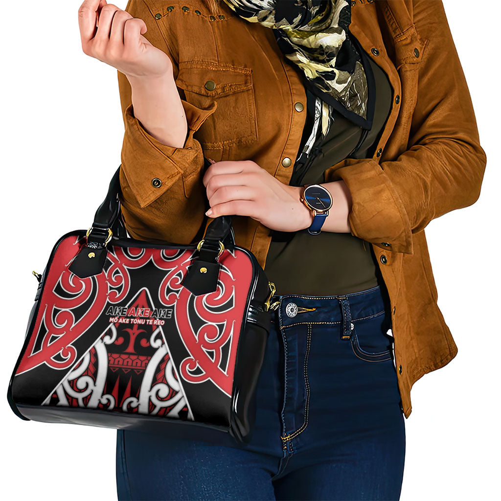 New Zealand Maori Language Week Shoulder Handbag Mo Ake Tonu Te Reo LT05 - Polynesian Pride