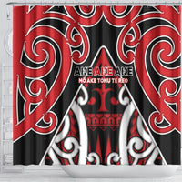 New Zealand Maori Language Week Shower Curtain Mo Ake Tonu Te Reo LT05 - Polynesian Pride