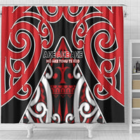 New Zealand Maori Language Week Shower Curtain Mo Ake Tonu Te Reo LT05 - Polynesian Pride