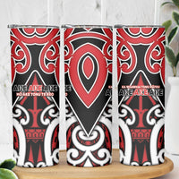 New Zealand Maori Language Week Skinny Tumbler Mo Ake Tonu Te Reo LT05 - Polynesian Pride