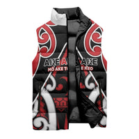 New Zealand Maori Language Week Sleeveless Puffer Jacket Mo Ake Tonu Te Reo LT05 - Polynesian Pride