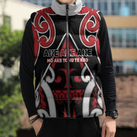 New Zealand Maori Language Week Sleeveless Puffer Jacket Mo Ake Tonu Te Reo LT05 - Polynesian Pride