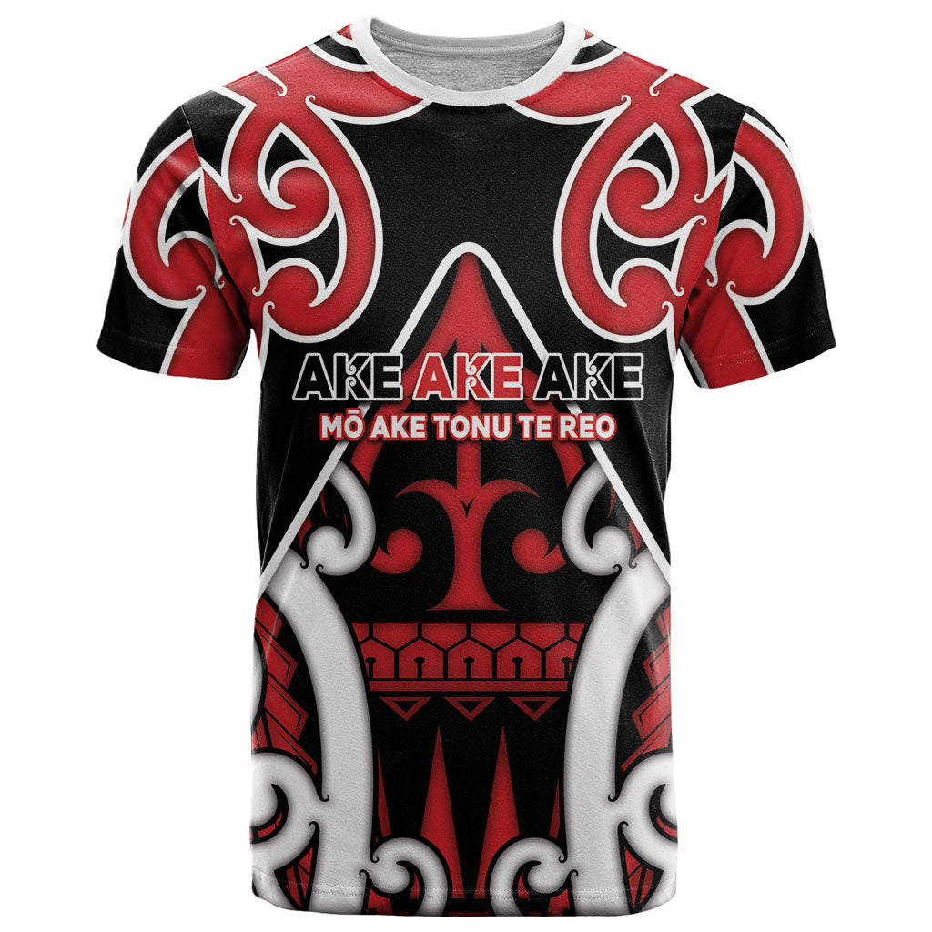 New Zealand Maori Language Week T Shirt Mo Ake Tonu Te Reo LT05 Black - Polynesian Pride