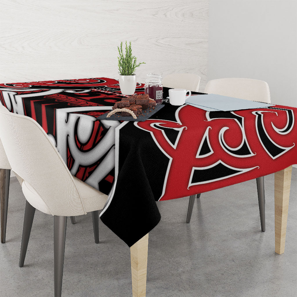 New Zealand Maori Language Week Tablecloth Mo Ake Tonu Te Reo LT05 - Polynesian Pride