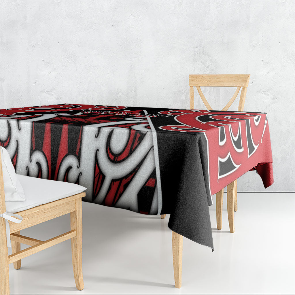 New Zealand Maori Language Week Tablecloth Mo Ake Tonu Te Reo LT05 - Polynesian Pride