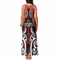 New Zealand Maori Language Week Tank Maxi Dress Mo Ake Tonu Te Reo LT05 - Polynesian Pride