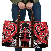 New Zealand Maori Language Week Travel Bag Mo Ake Tonu Te Reo LT05 Black - Polynesian Pride