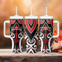 New Zealand Maori Language Week Tumbler With Handle Mo Ake Tonu Te Reo LT05 - Polynesian Pride