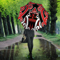 New Zealand Maori Language Week Umbrella Mo Ake Tonu Te Reo LT05 - Polynesian Pride