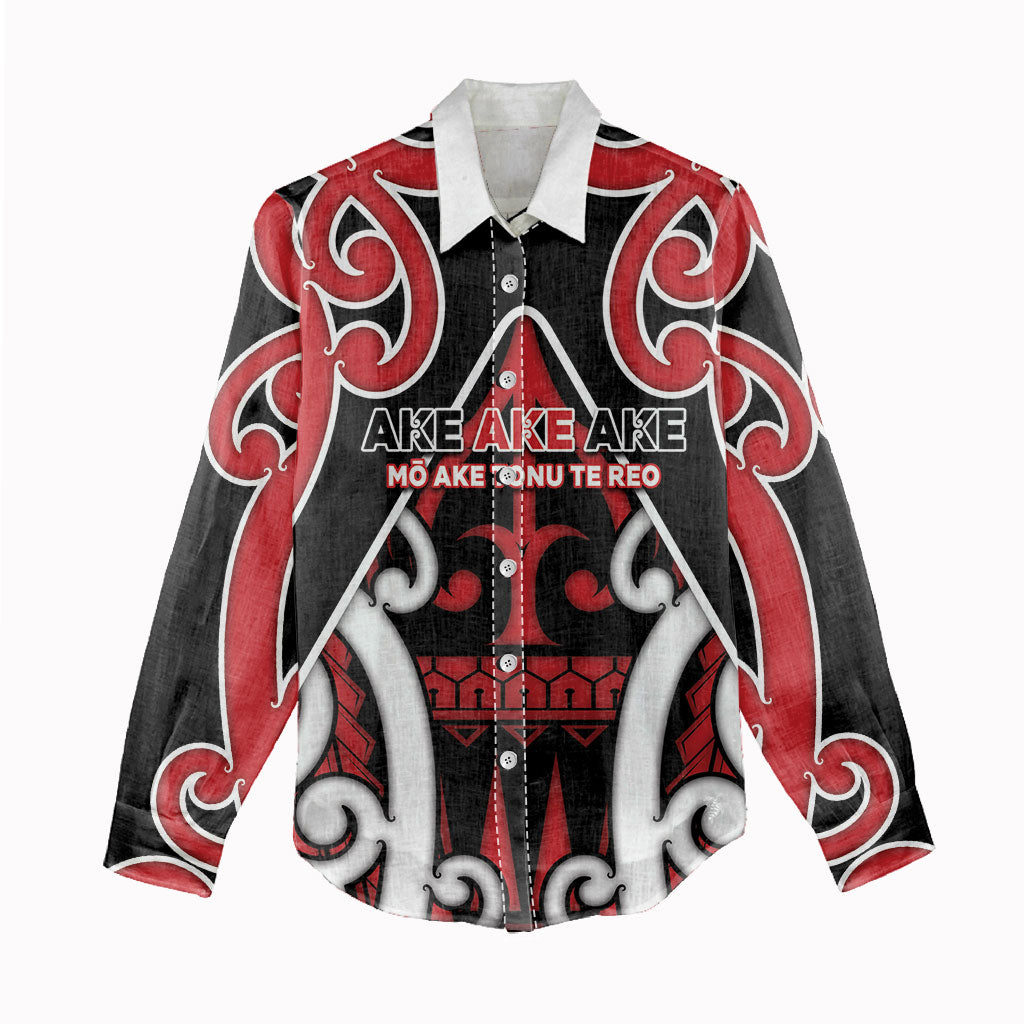 New Zealand Maori Language Week Women Casual Shirt Mo Ake Tonu Te Reo LT05 - Polynesian Pride