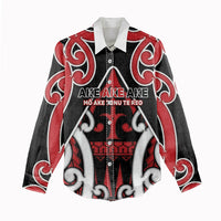 New Zealand Maori Language Week Women Casual Shirt Mo Ake Tonu Te Reo LT05 - Polynesian Pride