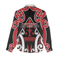 New Zealand Maori Language Week Women Casual Shirt Mo Ake Tonu Te Reo LT05 - Polynesian Pride