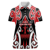 New Zealand Maori Language Week Women Polo Shirt Mo Ake Tonu Te Reo LT05 Female Black - Polynesian Pride