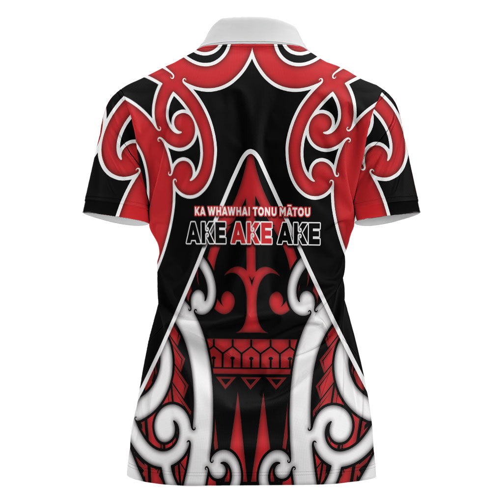 New Zealand Maori Language Week Women Polo Shirt Mo Ake Tonu Te Reo LT05 - Polynesian Pride