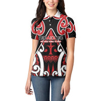 New Zealand Maori Language Week Women Polo Shirt Mo Ake Tonu Te Reo LT05 - Polynesian Pride