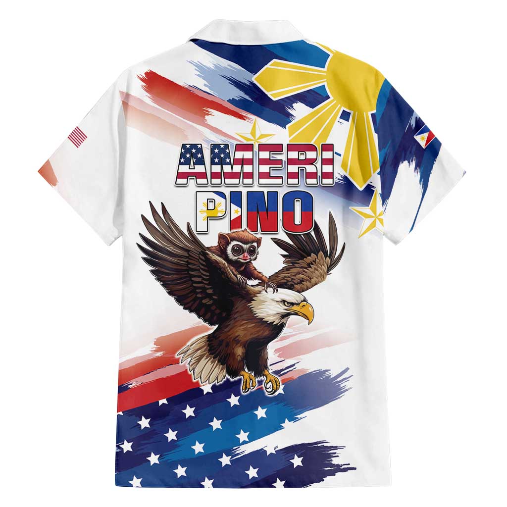 Filipino American History Month Family Matching Off Shoulder Maxi Dress and Hawaiian Shirt Bald Eagle Tarsier Together LT05 - Polynesian Pride