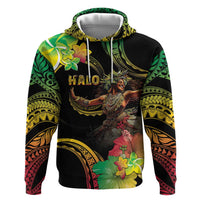Halo Vanuatu Hoodie Beautiful Woman Dancing LT05 Pullover Hoodie Black - Polynesian Pride