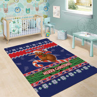 New Zealand Christmas Area Rug Kiwi-sh You A Merry Christmas - Polynesian Pride