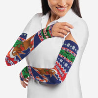 New Zealand Christmas Arm Sleeves Kiwi-sh You A Merry Christmas LT05 - Polynesian Pride