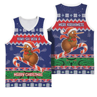 New Zealand Christmas Basketball Jersey Kiwi-sh You A Merry Christmas LT05 - Polynesian Pride
