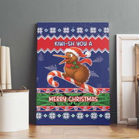 New Zealand Christmas Canvas Wall Art Kiwi-sh You A Merry Christmas LT05 - Polynesian Pride