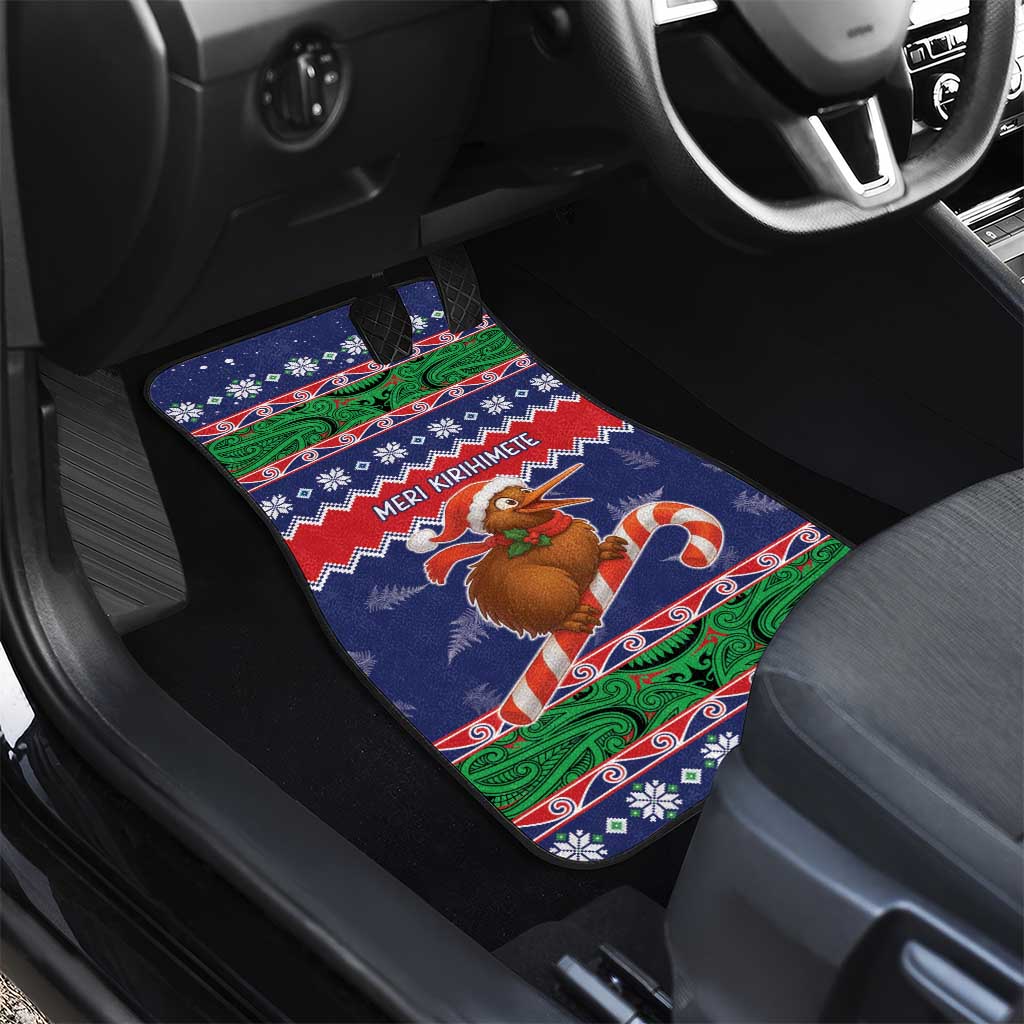 New Zealand Christmas Car Mats Kiwi-sh You A Merry Christmas LT05 - Polynesian Pride