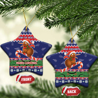 New Zealand Christmas Ceramic Ornament Kiwi-sh You A Merry Christmas - Polynesian Pride