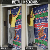 New Zealand Christmas Door Cover Kiwi-sh You A Merry Christmas LT05 - Polynesian Pride