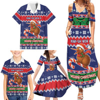 New Zealand Christmas Family Matching Summer Maxi Dress and Hawaiian Shirt Kiwi-sh You A Merry Christmas LT05 - Polynesian Pride