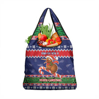 New Zealand Christmas Grocery Bag Kiwi-sh You A Merry Christmas LT05 1-pack One Size Blue - Polynesian Pride