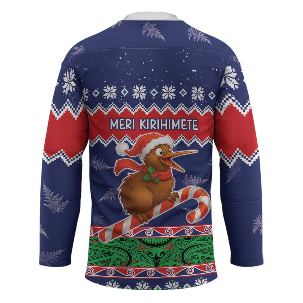 New Zealand Christmas Hockey Jersey Kiwi-sh You A Merry Christmas LT05 - Polynesian Pride