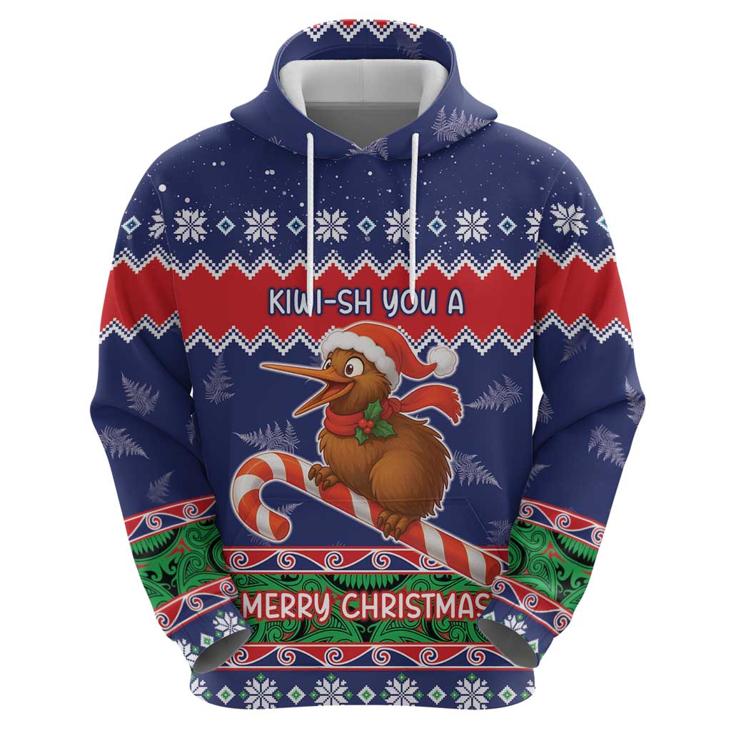 New Zealand Christmas Hoodie Kiwi-sh You A Merry Christmas LT05 - Polynesian Pride