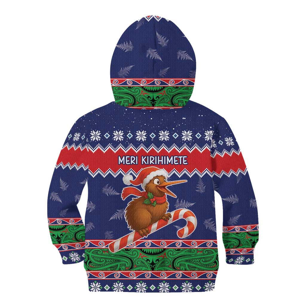 New Zealand Christmas Kid Hoodie Kiwi-sh You A Merry Christmas LT05 - Polynesian Pride