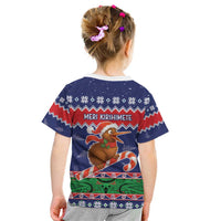 New Zealand Christmas Kid T Shirt Kiwi-sh You A Merry Christmas LT05 - Polynesian Pride