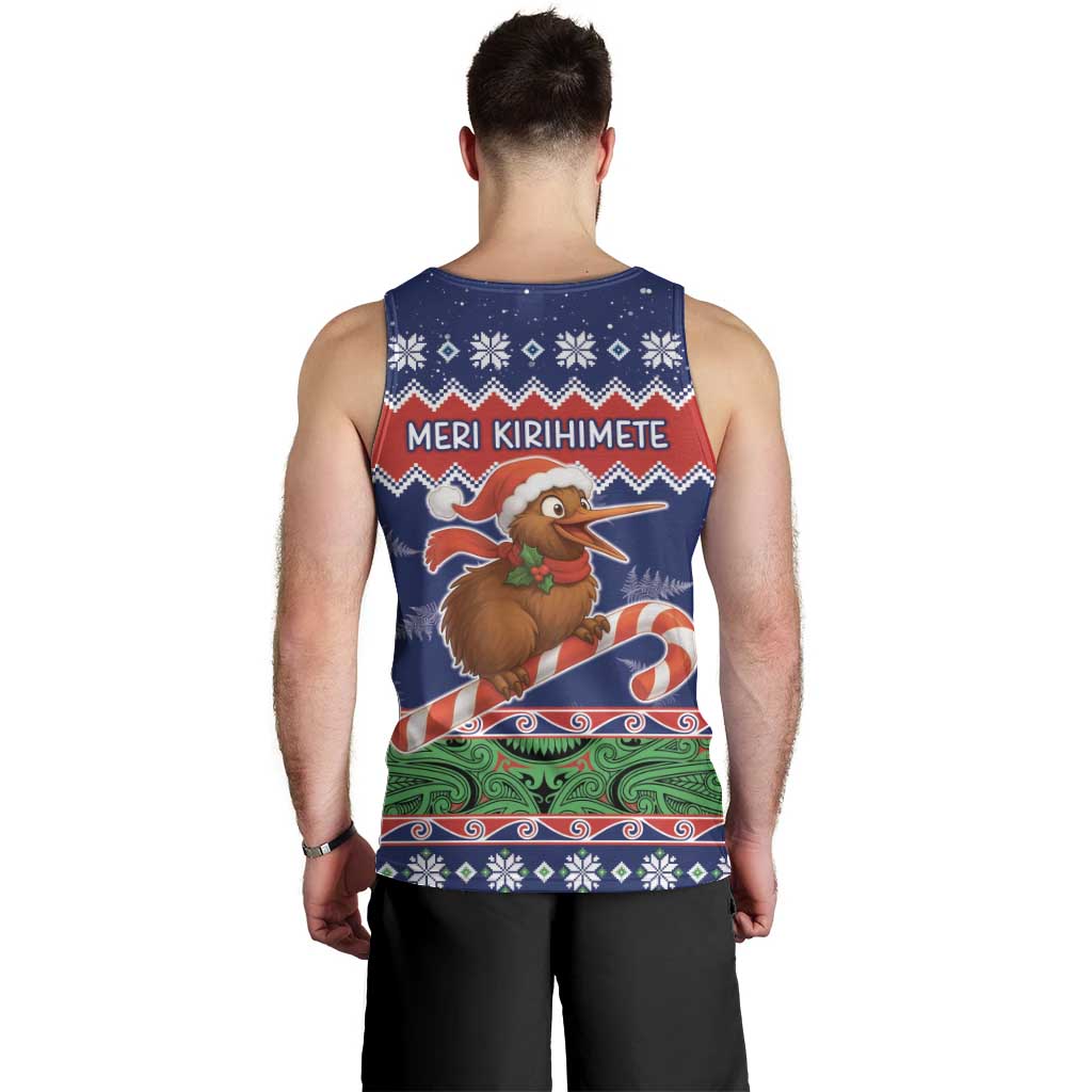 New Zealand Christmas Men Tank Top Kiwi-sh You A Merry Christmas LT05 - Polynesian Pride