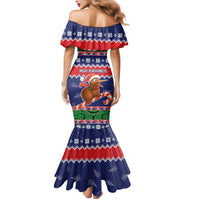 New Zealand Christmas Mermaid Dress Kiwi-sh You A Merry Christmas LT05 - Polynesian Pride