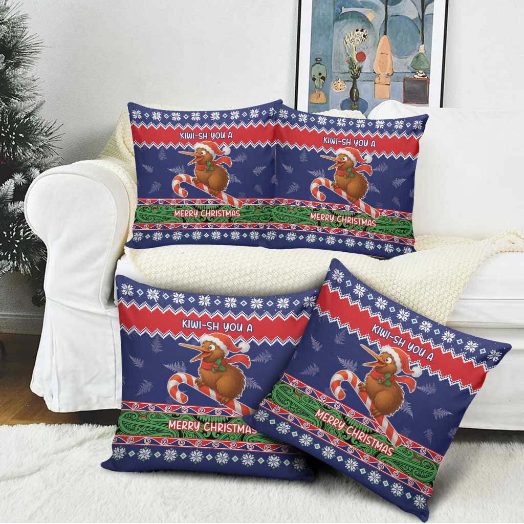 New Zealand Christmas Pillow Cover Kiwi-sh You A Merry Christmas LT05 - Polynesian Pride
