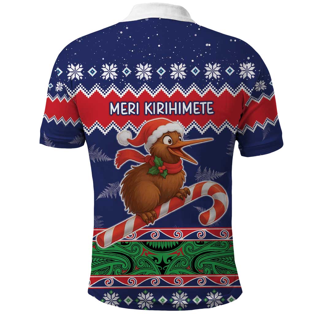 New Zealand Christmas Polo Shirt Kiwi-sh You A Merry Christmas LT05 - Polynesian Pride