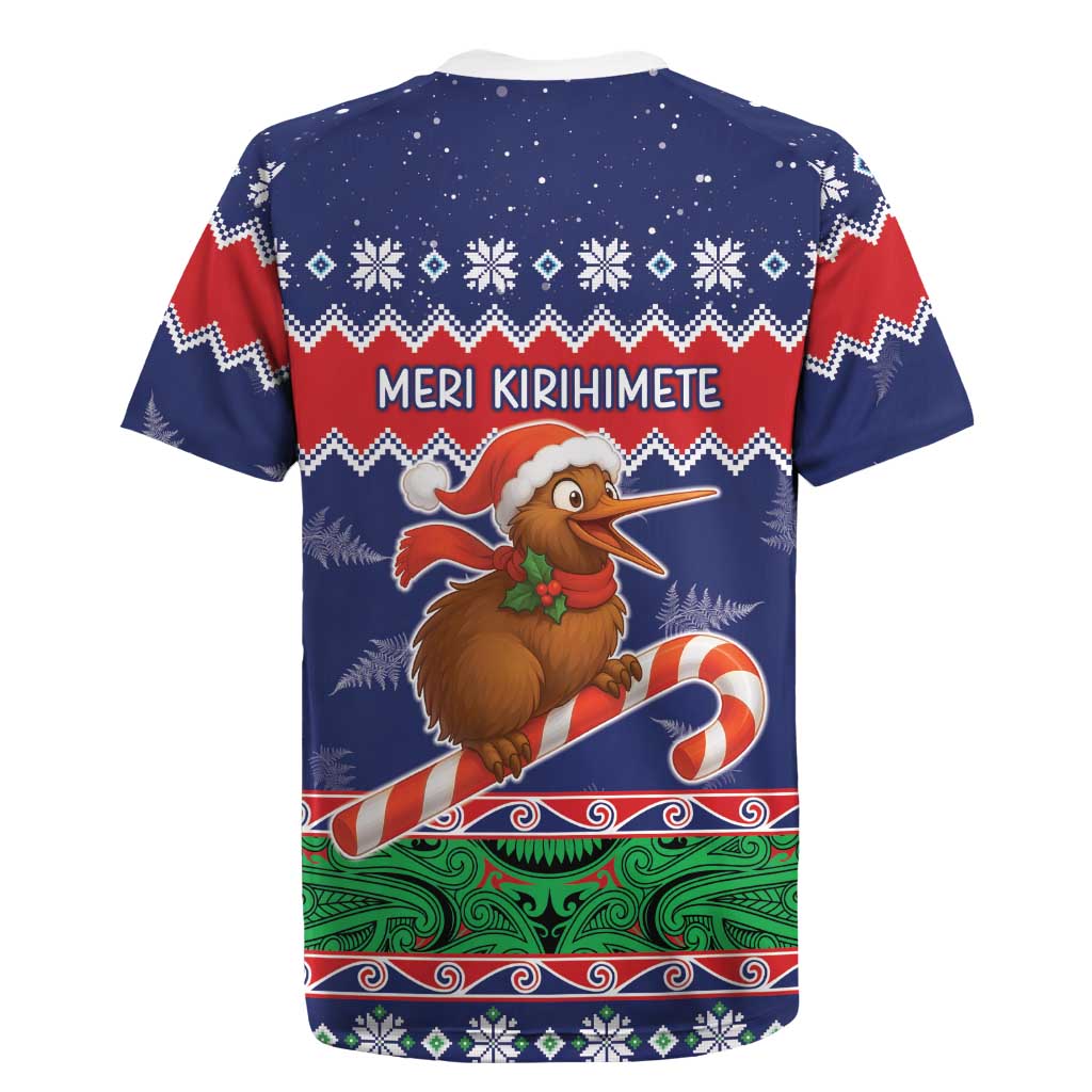 New Zealand Christmas Rugby Jersey Kiwi-sh You A Merry Christmas LT05 - Polynesian Pride