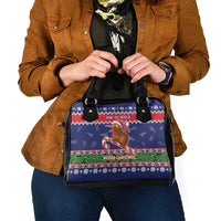 New Zealand Christmas Shoulder Handbag Kiwi-sh You A Merry Christmas LT05 - Polynesian Pride