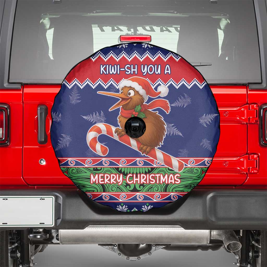 New Zealand Christmas Spare Tire Cover Kiwi-sh You A Merry Christmas LT05 - Polynesian Pride