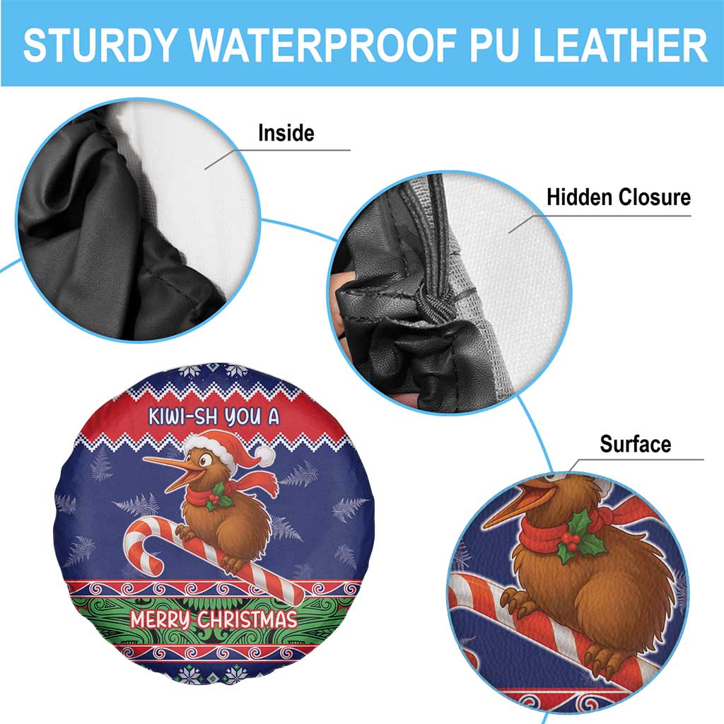 New Zealand Christmas Spare Tire Cover Kiwi-sh You A Merry Christmas LT05 - Polynesian Pride